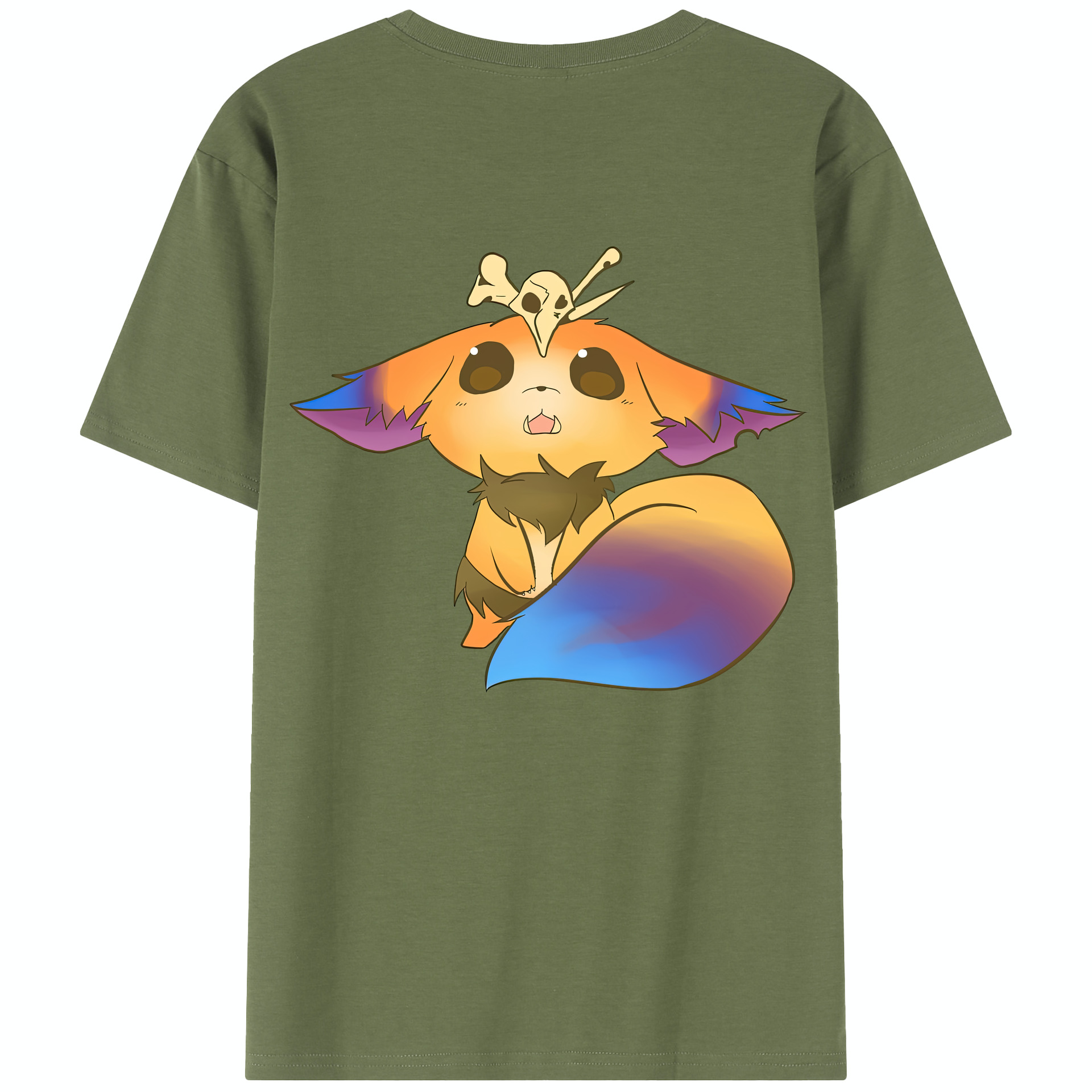 リーグ・オブ・レジェンド League of Legends LOL 綿100％半袖Tシャツ（背面プリント）